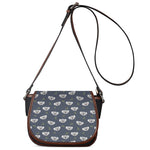 Koala Bear Pattern Print Saddle Bag
