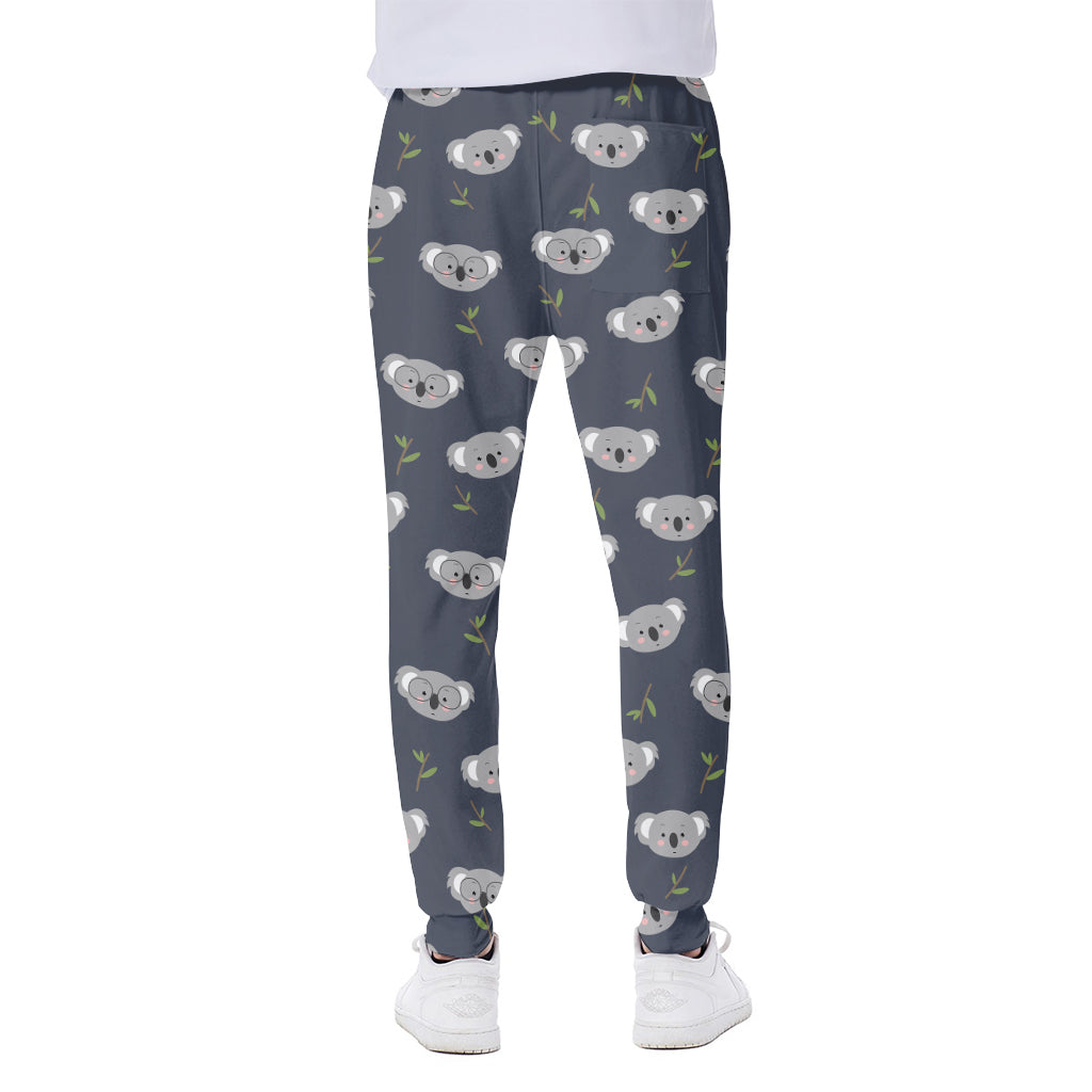 Koala Bear Pattern Print Scuba Joggers