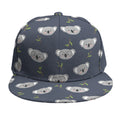 Koala Bear Pattern Print Snapback Cap