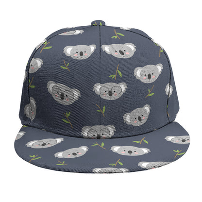 Koala Bear Pattern Print Snapback Cap