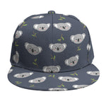 Koala Bear Pattern Print Snapback Cap