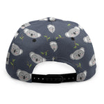 Koala Bear Pattern Print Snapback Cap
