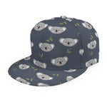 Koala Bear Pattern Print Snapback Cap