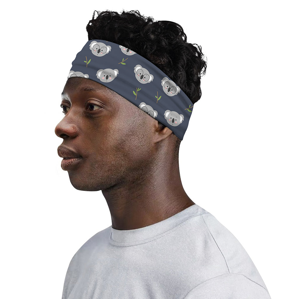 Koala Bear Pattern Print Sports Headband