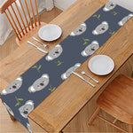 Koala Bear Pattern Print Table Runner