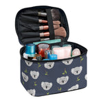 Koala Bear Pattern Print Travel Makeup Bag