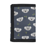 Koala Bear Pattern Print Trifold Wallet