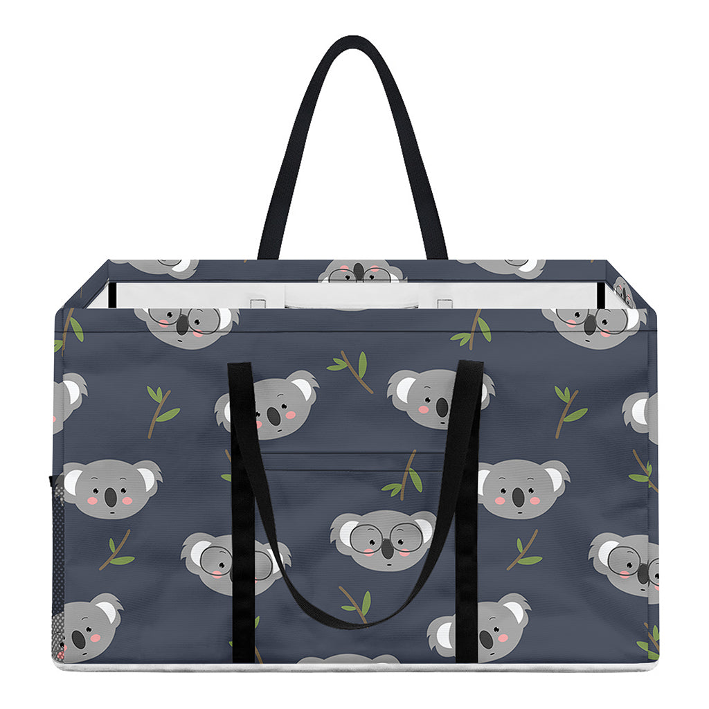 Koala Bear Pattern Print Utility Tote Bag