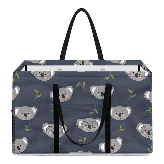 Koala Bear Pattern Print Utility Tote Bag