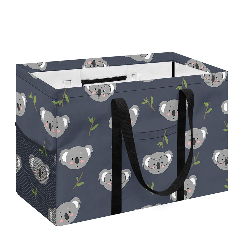 Koala Bear Pattern Print Utility Tote Bag