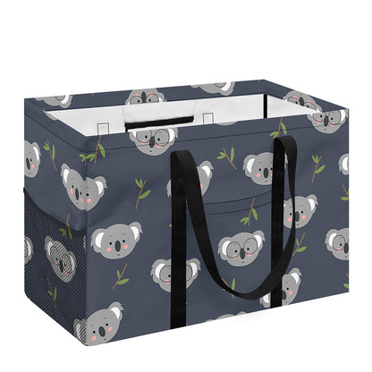 Koala Bear Pattern Print Utility Tote Bag