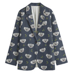 Koala Bear Pattern Print Women's Blazer