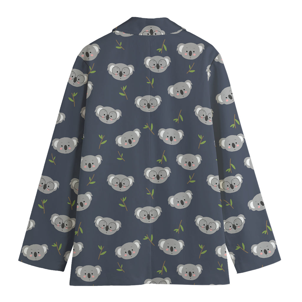 Koala Bear Pattern Print Women's Blazer