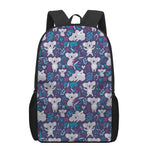 Koala Forest Pattern Print 17 Inch Backpack
