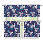 Koala Forest Pattern Print 3 Piece Kitchen Curtains
