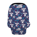 Koala Forest Pattern Print Baby Seat Cover