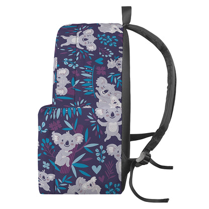 Koala Forest Pattern Print Backpack