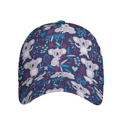 Koala Forest Pattern Print Baseball Cap