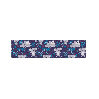 Koala Forest Pattern Print Bed Runner