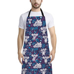 Koala Forest Pattern Print Bib Apron With Pocket