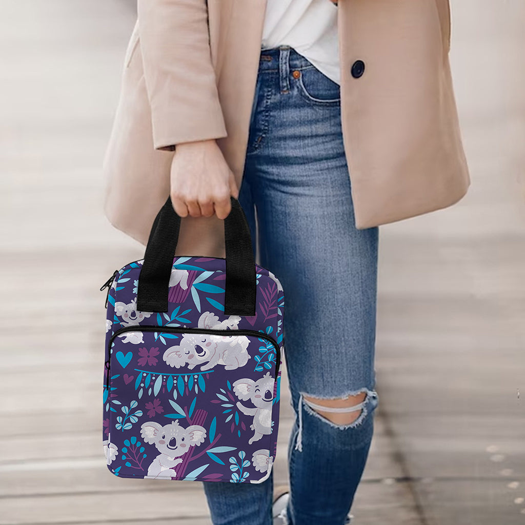 Koala Forest Pattern Print Bible Tote Bag