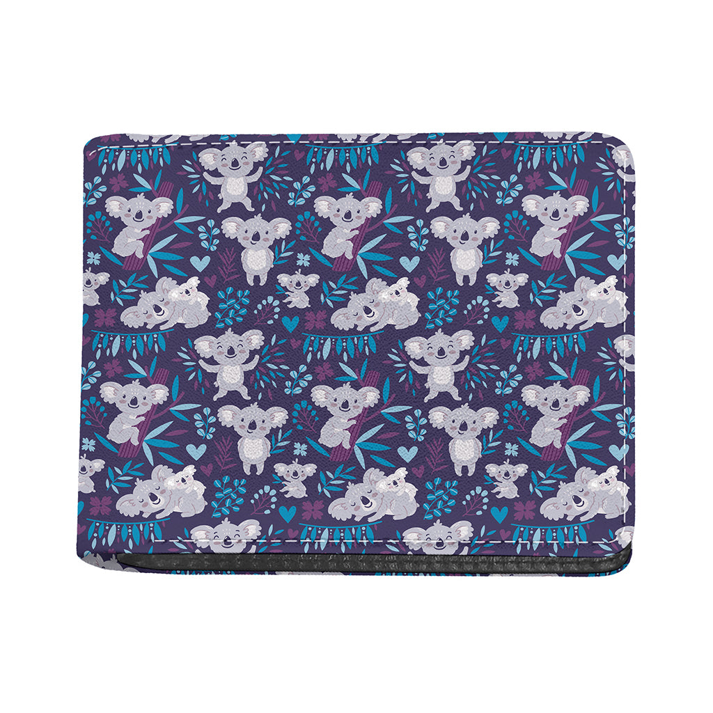 Koala Forest Pattern Print Bifold Wallet