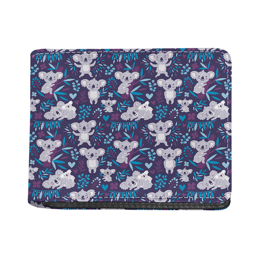 Koala Forest Pattern Print Bifold Wallet