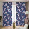 Koala Forest Pattern Print Blackout Pencil Pleat Curtains