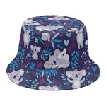 Koala Forest Pattern Print Bucket Hat