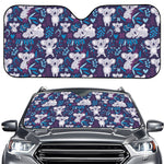 Koala Forest Pattern Print Car Windshield Sun Shade