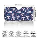 Koala Forest Pattern Print Car Windshield Sun Shade
