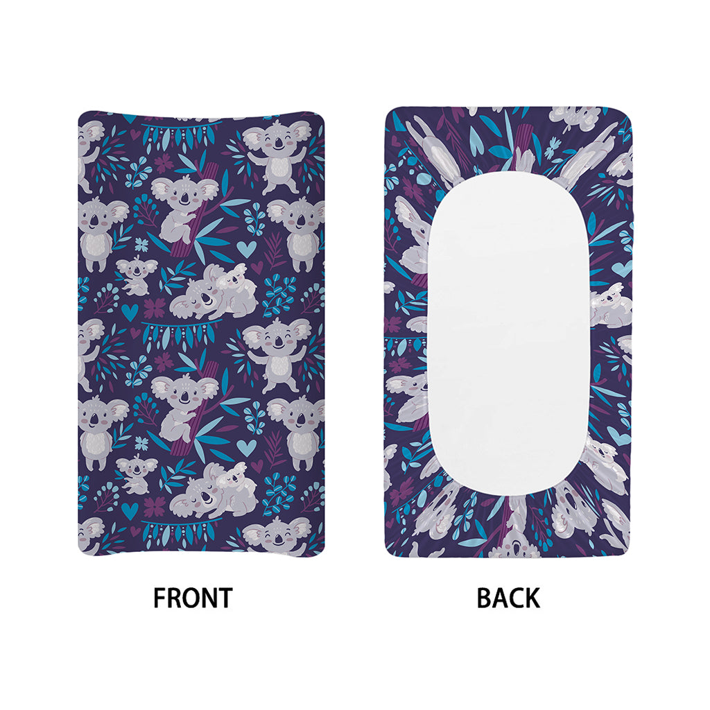 Koala Forest Pattern Print Changing Pad Cover