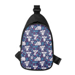 Koala Forest Pattern Print Chest Bag