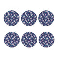 Koala Forest Pattern Print Coaster Set
