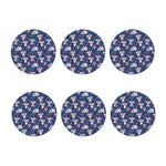 Koala Forest Pattern Print Coaster Set