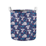 Koala Forest Pattern Print Collapsible Laundry Basket