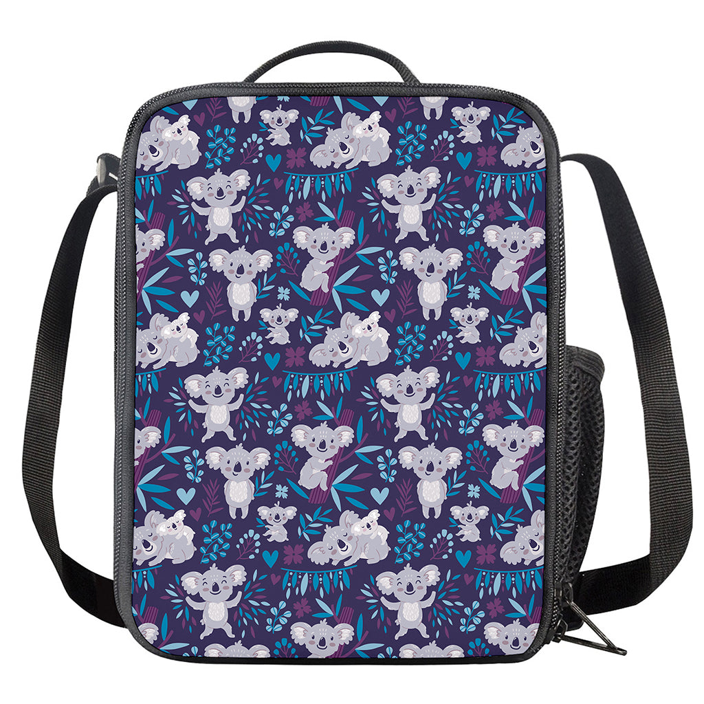 Koala Forest Pattern Print Crossbody Lunch Bag