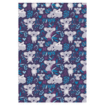 Koala Forest Pattern Print Curtain