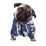 Koala Forest Pattern Print Dog Zip Up Hoodie