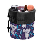 Koala Forest Pattern Print Drawstring Makeup Bag
