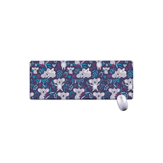 Koala Forest Pattern Print Extended Mouse Pad