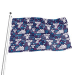 Koala Forest Pattern Print Flag