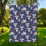 Koala Forest Pattern Print Garden Flag
