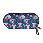 Koala Forest Pattern Print Glasses Case