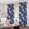 Koala Forest Pattern Print Grommet Curtains