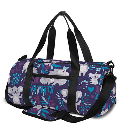 Koala Forest Pattern Print Gym Bag