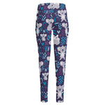Koala Forest Pattern Print High-Waisted Pocket Leggings