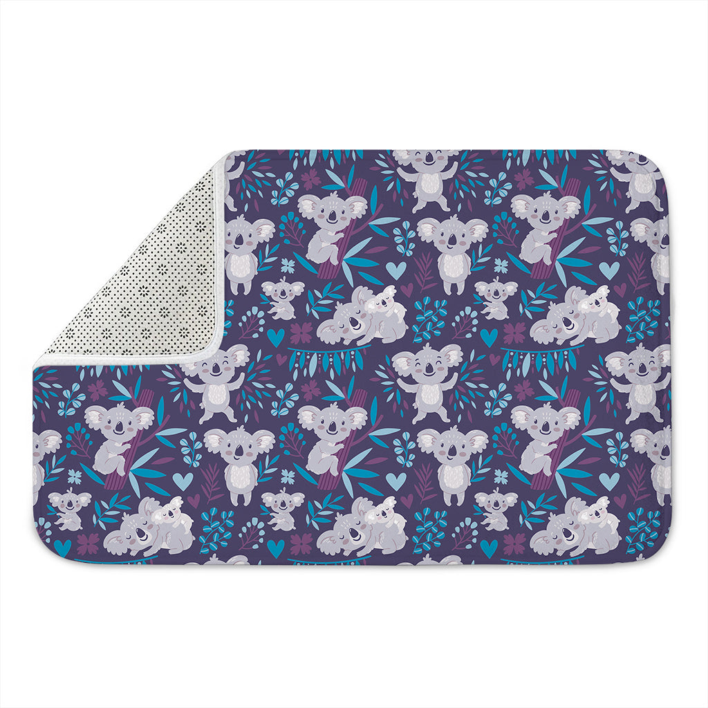 Koala Forest Pattern Print Indoor Door Mat