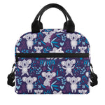 Koala Forest Pattern Print Insulated Lunch Bag