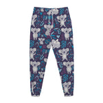 Koala Forest Pattern Print Jogger Pants
